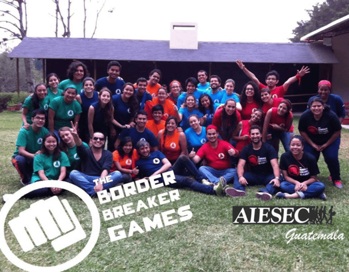 AIESEC Border Breaker Games during my exchange in Guatemala