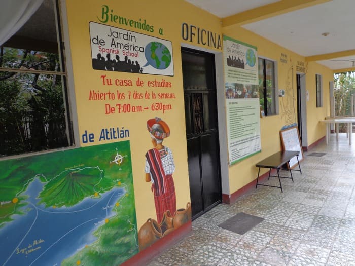 Spanish school in Panajachel, Guatemala, where I studied during my exchange
